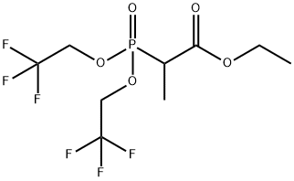 2-[ビス(2,2,2-トリフルオロエチル)ホスホノ]プロピオン酸エチル 化学構造式