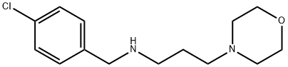 (4-CHLORO-BENZYL)-(3-MORPHOLIN-4-YL-PROPYL)-AMINE Structure