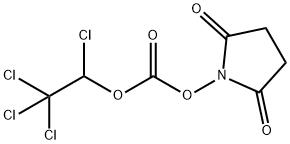 N-(1,2,2,2-TETRACHLOROETHOXYCARBONYLOXY)SUCCINIMIDE Structure
