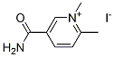 5-CarbaMoyl-1-Methyl-2-picoliniuM Iodide Struktur