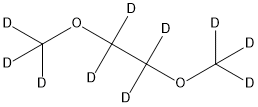 1,2-DIMETHOXYETHANE-D10 结构式