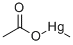 メチル水銀(II)アセタート 化学構造式