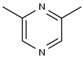 2,6-ジメチルピラジン 化学構造式