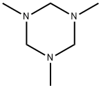 1,3,5-トリメチルヘキサヒドロ-1,3,5-トリアジン 化学構造式