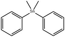 ジメチルジフェニルスタンナン 化学構造式