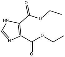 1H-イミダゾール-4,5-二カルボン酸ジエチル 化学構造式