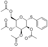 フェニル2,3,4,6-テトラ-O-アセチル-1-チオ-α-D-マンノピラノシド 化学構造式