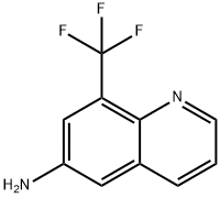 8-TrifluoroMethyl-quinolin-6-ylaMine Structure