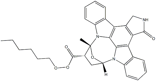 蛋白激酶仰制剂KT5720, 108068-98-0, 结构式