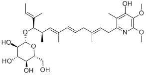 葡糖杀粉蝶菌素 A, 108073-65-0, 结构式
