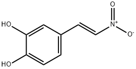 1,2-dihydroxy-4-(nitroethenyl)benzene 结构式