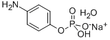 4-AMINOPHENYL PHOSPHATE MONOSODIUM SALT HYDRATE Structure