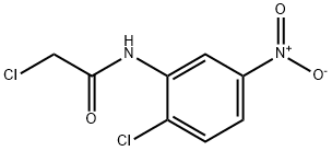 2-CHLORO-N-(2-CHLORO-5-NITROPHENYL)ACETAMIDE 化学構造式