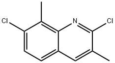 2,7-DICHLORO-3,8-DIMETHYLQUINOLINE Structure