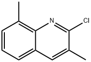 3,8-ジメチル-2-クロロキノリン 化学構造式