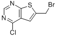6-(BROMOMETHYL)-4-CHLOROTHIENO[2,3-D]PYRIMIDINE,108099-55-4,结构式