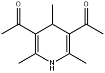 3 5-DIACETYL-2 4 6-TRIMETHYL-1 4-DIHYDR& Struktur