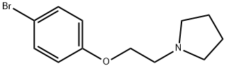 N-[2-(4-Bromophenoxy)ethyl]pyrrolidine Struktur