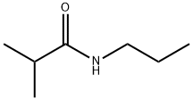 N-PROPYL-2-METHYLPROPANAMIDE 化学構造式