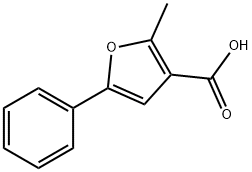 2-甲基-5-苯基-3-糠酸,108124-17-0,结构式