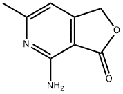 4-氨基-6-甲基呋喃并[3,4-C]吡啶-3(1H)-酮, 108129-37-9, 结构式
