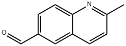 2-メチル-6-キノリンカルバルデヒド 化学構造式