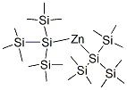ビス[トリス(トリメチルシリル)シリル]亜鉛 化学構造式