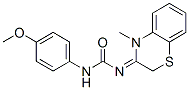 (1Z)-3-(4-methoxyphenyl)-1-(7-methyl-10-thia-7-azabicyclo[4.4.0]deca-1 ,3,5-trien-8-ylidene)urea|