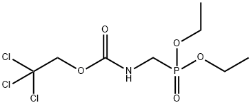 DIETHYL(TROC-AMINOMETHYL)PHOSPHONATE Struktur