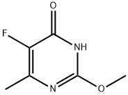 2-甲氧基-5-氟-6-甲基-4-羟基嘧啶2-甲氧基-5-氟-6-甲基-3-氢-4-嘧啶酮 结构式