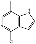 4-氯-7-甲基-5-氮杂吲哚,1082040-95-6,结构式