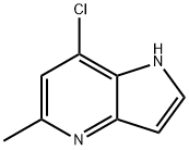 7-Chloro-5-Methyl-1H-pyrrolo[3,2-b]pyridine Struktur