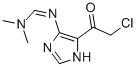 Methanimidamide, N-[5-(chloroacetyl)-1H-imidazol-4-yl]-N,N-dimethyl- (9CI) Struktur