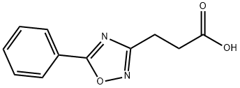 5-苯基-1,2,4-恶二唑-3-丙酸 结构式