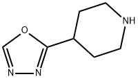 4-(1,3,4-Oxadiazol-2-yl)piperidine Struktur