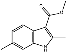 2,6-DIMETHYLINDOLE-3-CARBOXYLIC ACID METHYL ESTER, 1082470-14-1, 结构式