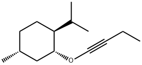 1-Menthoxy-1-butyne Struktur