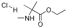 2-メチル-2-(メチルアミノ)プロパン酸エチル塩酸塩 化学構造式