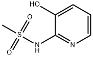 N-(3-ヒドロキシピリジン-2-イル)メタンスルホンアミド 化学構造式