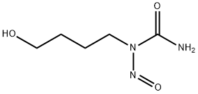 N-(4-Hydroxybutyl)-N-nitrosourea Struktur