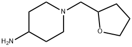 1-(テトラヒドロ-2-フラニルメチル)-4-ピペリジンアミン 化学構造式
