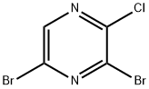 3,5-ジブロモ-2-クロロピラジン 化学構造式