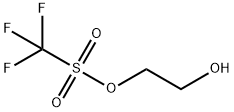 Methanesulfonic acid, trifluoro-, 2-hydroxyethyl ester Struktur