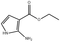 2-氨基-1H-吡咯-3-甲酸乙酯 结构式