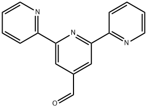 2,6-ビス(2-ピリジル)ピリジン-4-カルボアルデヒド 化学構造式
