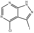 4-氯-3-碘-1H-吡唑并[3,4-D]嘧啶,1082950-96-6,结构式