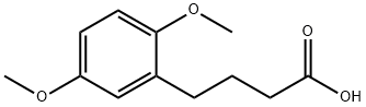 4-(2,5-二甲氧基苯基)丁酸,1083-11-0,结构式