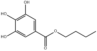 没食子酸正丁基 酯, 1083-41-6, 结构式