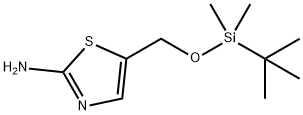 2-AMino-5-tert-butyldiMethylsilyloxy-Methyl-thiazole Structure