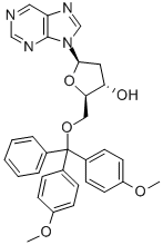 5'-O-(DIMETHOXYTRITYL)-2'-DEOXYNEBULARINE Struktur